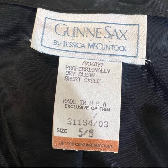 Jessica McClintock for Gunne Sax Vintage Deadstock Sequin Mini Dress sz 5/6 - Picture 4 of 15